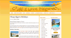 Desktop Screenshot of ilovealgarve.net